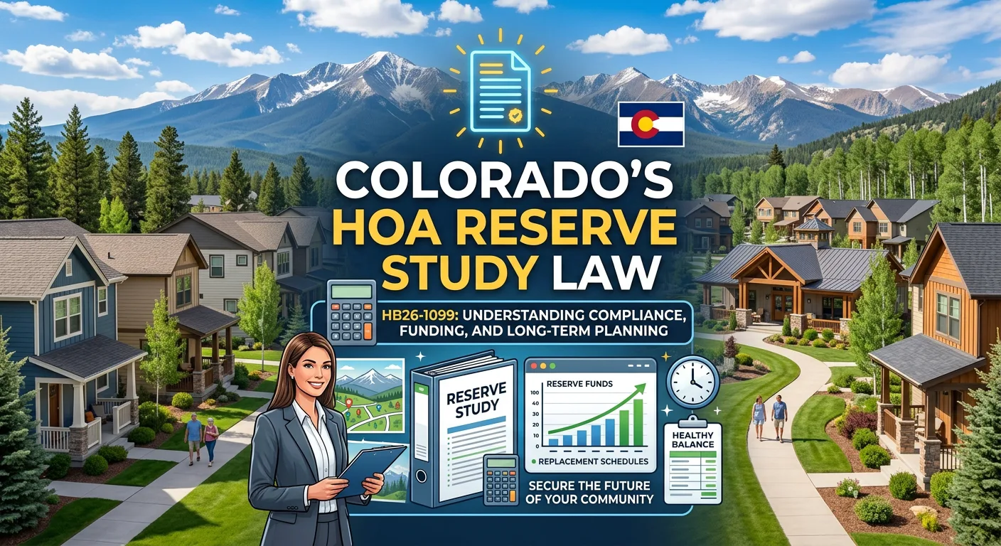 Colorado's New 30 Year Reserve Study Mandate: HB26-1099