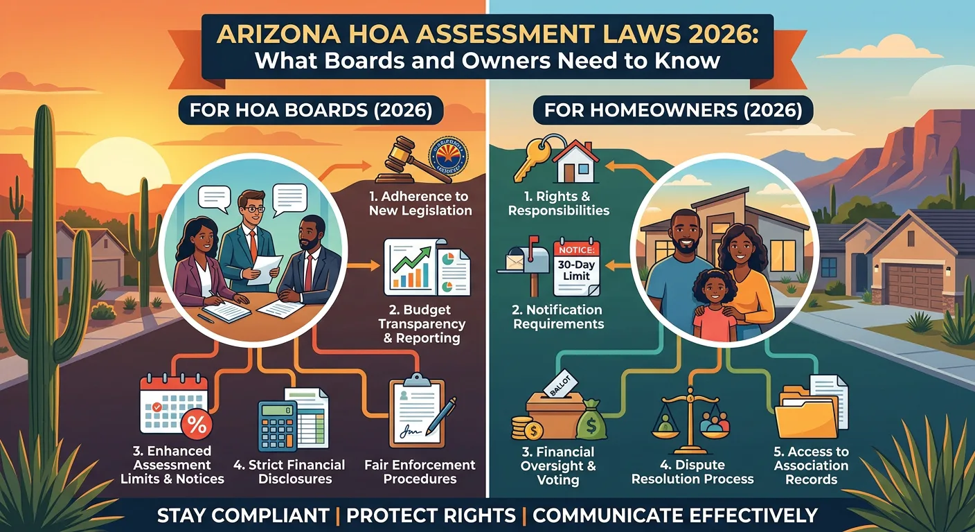 Arizona HOA Assessment Laws: What Boards and Owners Need to Know in 2026