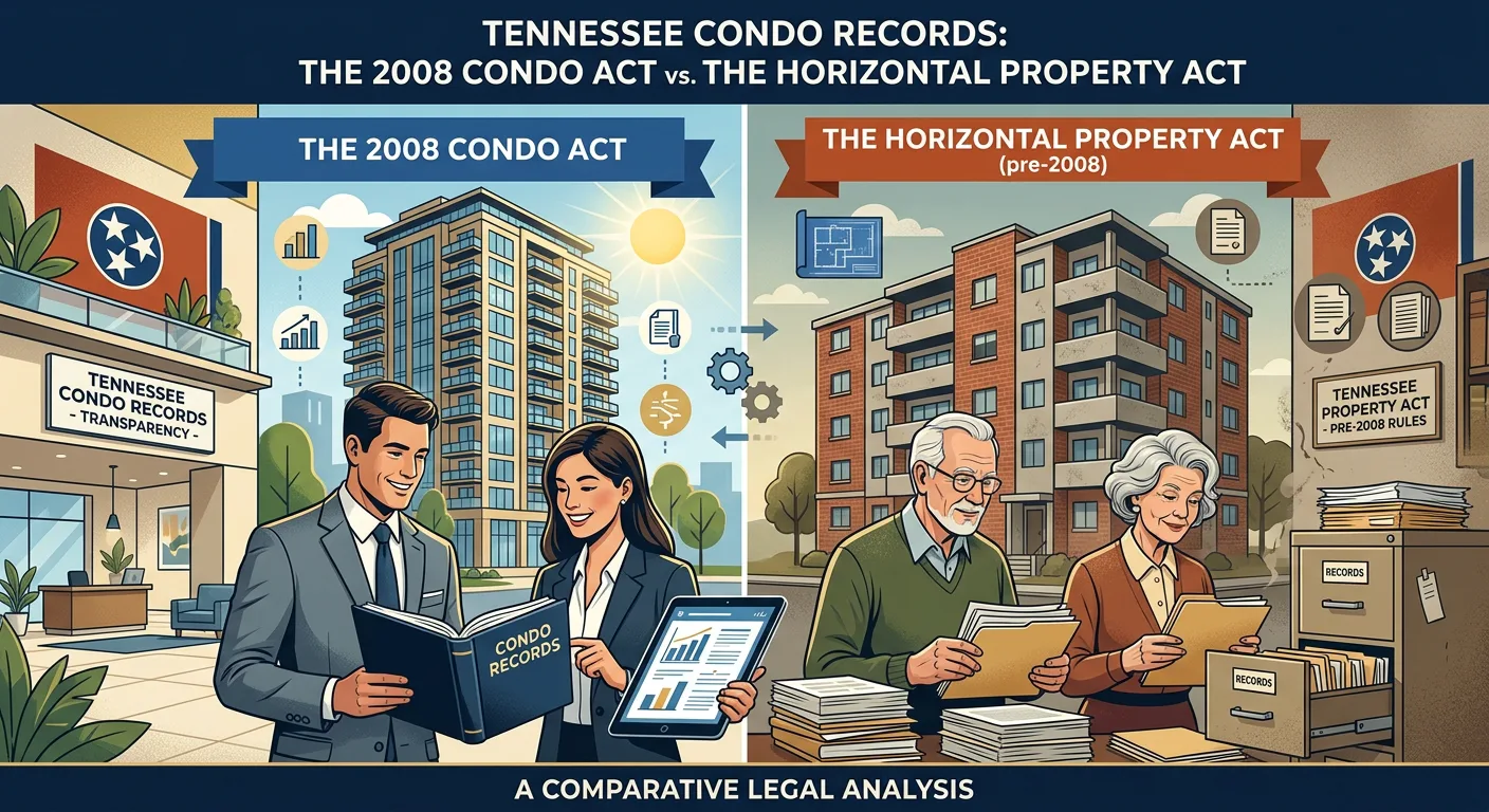 Tennessee Condo Records: The 2008 Condo Act vs. the Horizontal Property Act